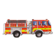 Load image into Gallery viewer, Giant Fire Truck Floor Puzzle - 24pc
