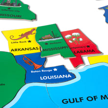 Load image into Gallery viewer, U.S.A. Map Floor Puzzle - 51pc