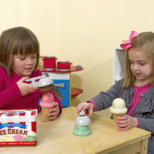 Load image into Gallery viewer, Scoop & Stack Ice Cream Cone Playset