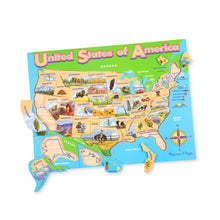 Load image into Gallery viewer, USA Map Jigsaw Puzzle