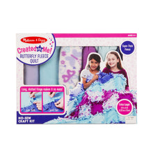 Load image into Gallery viewer, Created by Me - Butterfly Fleece Quilt