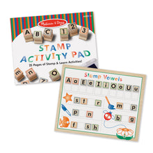 Load image into Gallery viewer, Wooden ABC Activity Stamp Set