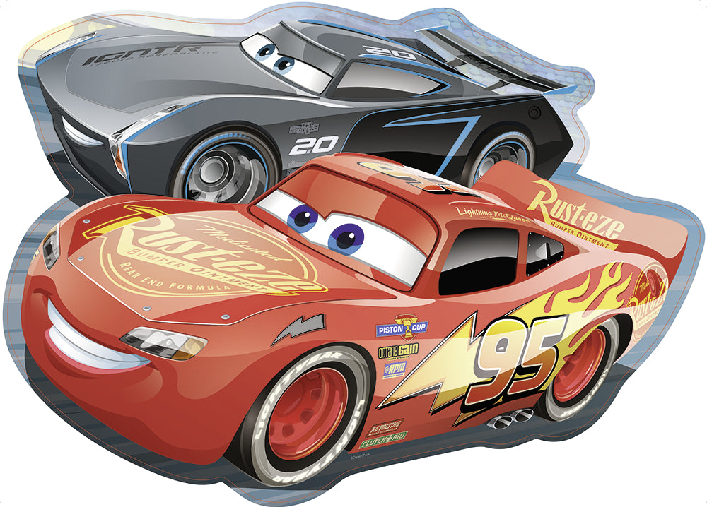 Dueling Cars - 24pc Shaped Floor Puzzle – Josh's Toys & Games