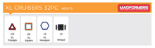 Load image into Gallery viewer, Magformers XL Cruisers 32pc Car Set