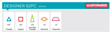 Load image into Gallery viewer, Magformers Designer 62pc Set