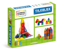 Load image into Gallery viewer, TileBlox Rainbow 104pc