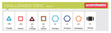 Load image into Gallery viewer, Magformers Challenger 112pc Set