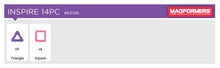 Load image into Gallery viewer, Magformers Inspire 14pc Set