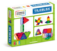 Load image into Gallery viewer, TileBlox Rainbow 20pc