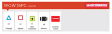 Load image into Gallery viewer, Magformers Wow 16pc Set