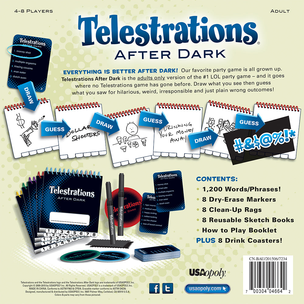  USAOPOLY Telestrations Upside Drawn