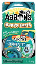 Load image into Gallery viewer, Crazy Aaron&#39;s Thinking Putty - Magnetic Storms - Happy Earth
