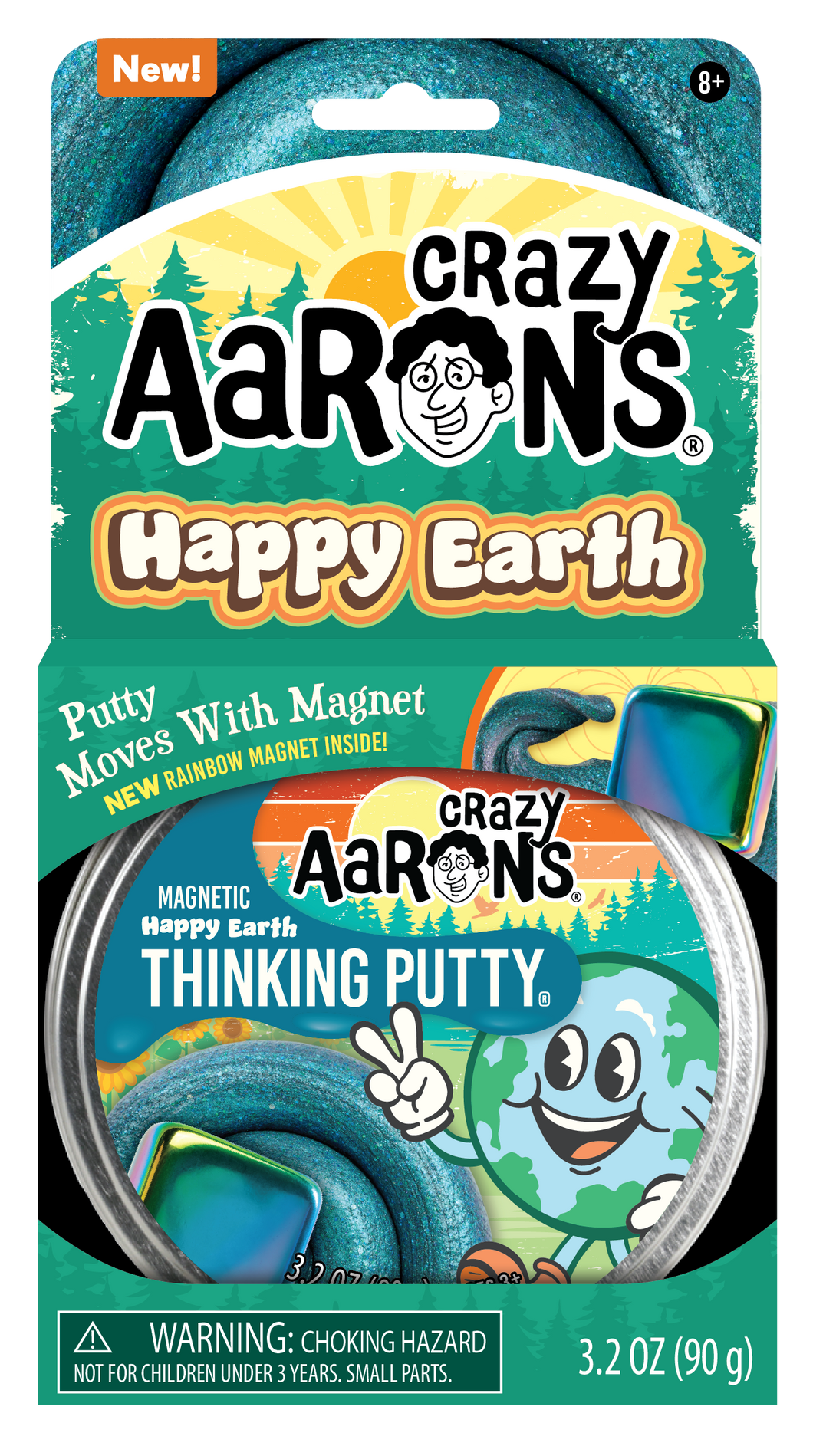 Crazy Aaron's Thinking Putty - Magnetic Storms - Happy Earth