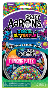 Crazy Aaron's Thinking Putty - Trendsetters - Social Butterfly