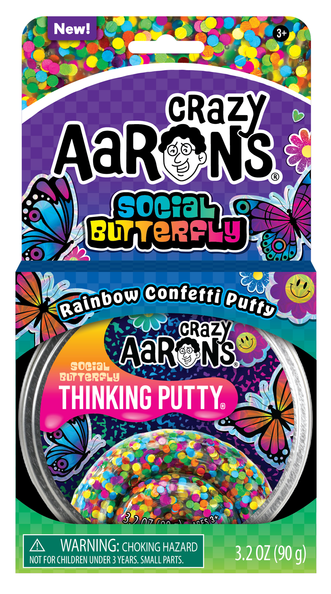 Crazy Aaron's Thinking Putty - Trendsetters - Social Butterfly