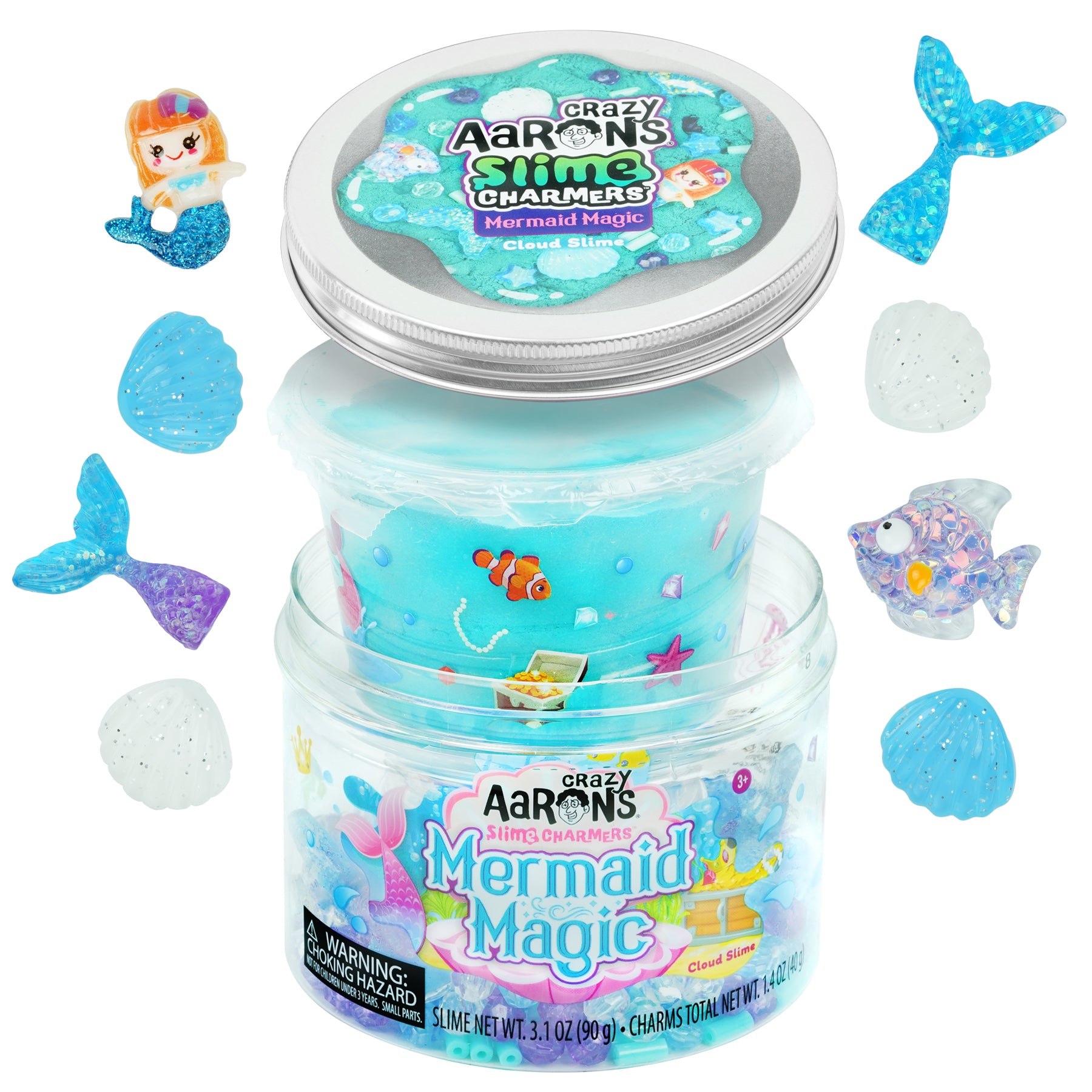 Crazy Aaron's Thinking Putty - Slime Charmers - Mermaid Magic