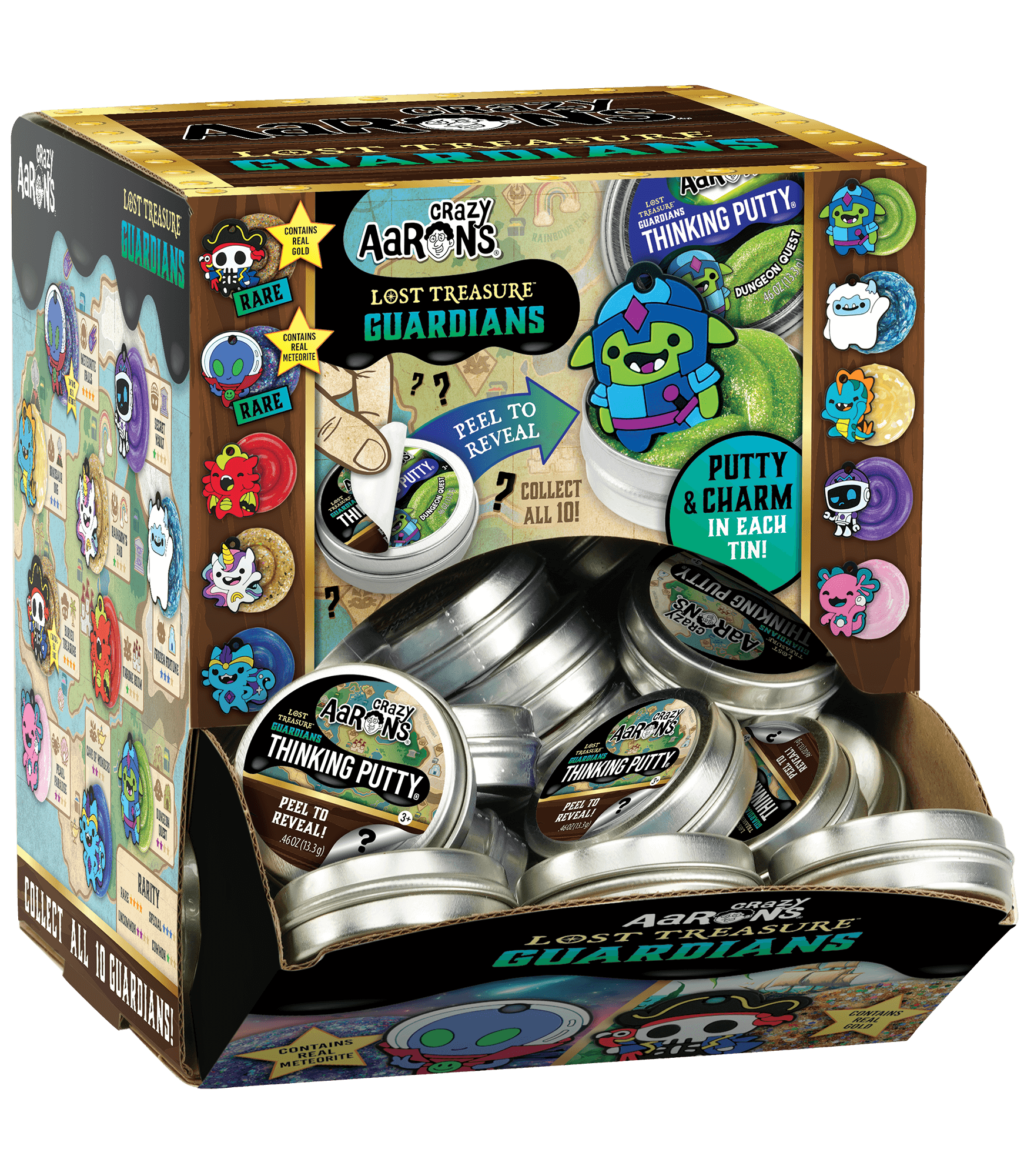Crazy Aaron s Thinking Putty 2 Treasure Surprise Lost Treasure Guardians