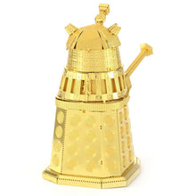 Load image into Gallery viewer, Metal Earth Doctor Who Gold Dalek
