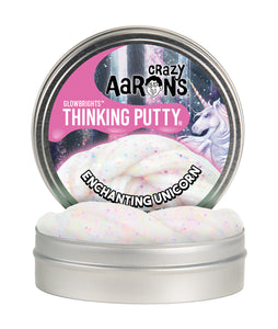 Crazy Aaron's Thinking Putty - Glowbrights - Enchanting Unicorn