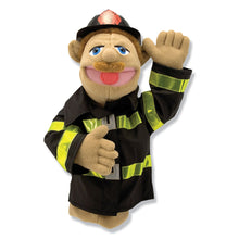 Load image into Gallery viewer, Firefighter Puppet
