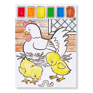 Paint with Water - Farm Animals