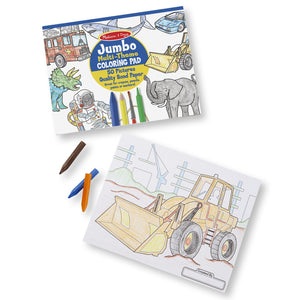 Jumbo Coloring Pad - Blue 11" x 14"