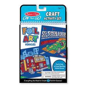 On-the-Go Crafts - Foil Art Vehicles