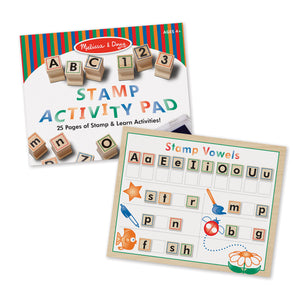 Wooden ABC Activity Stamp Set