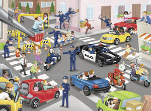 Police on Patrol - 100pc Puzzle