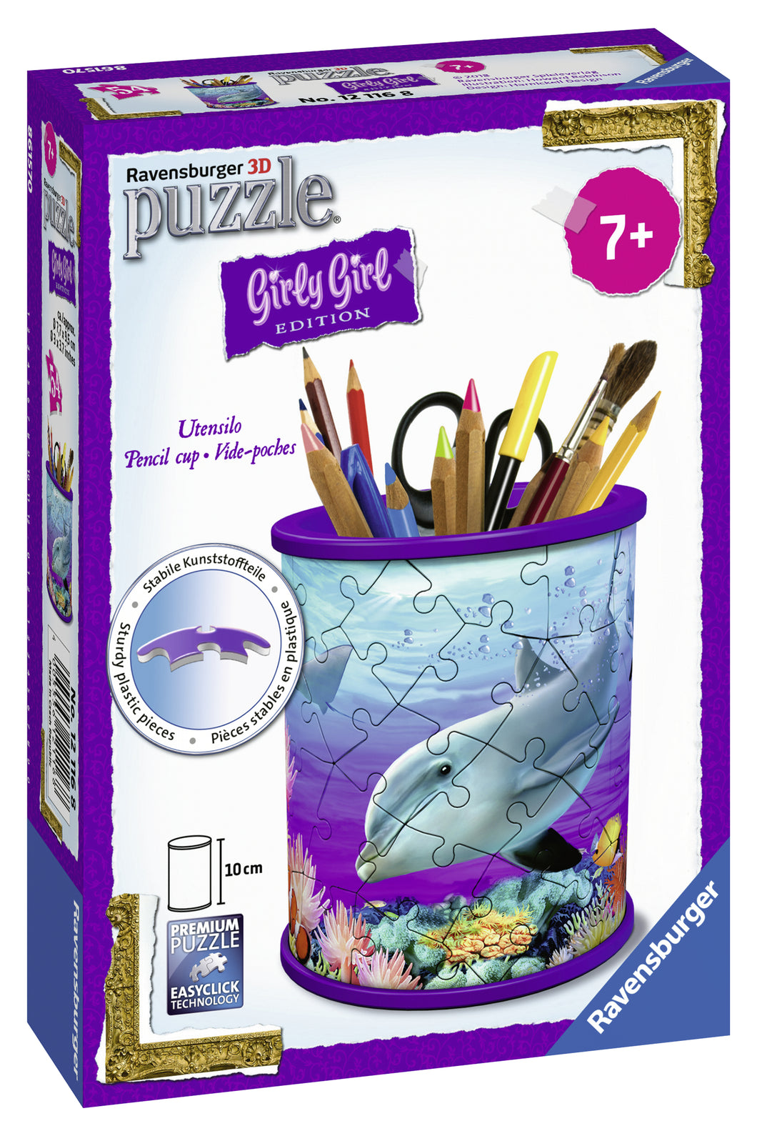Pencil Holder 54pc 3D Puzzle - Underwater