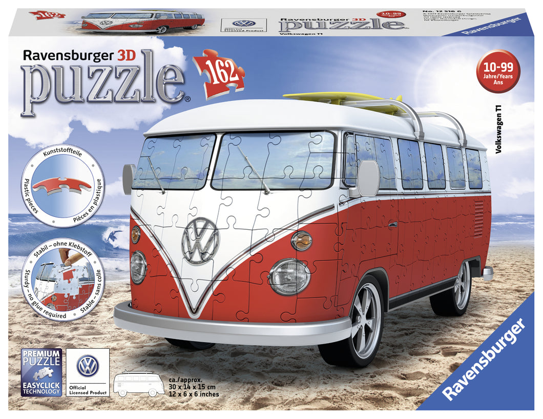 VW Bus T1 - 216pc 3D Puzzle