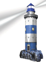 Load image into Gallery viewer, Lighthouse - Night Edition - 216pc 3D Puzzle
