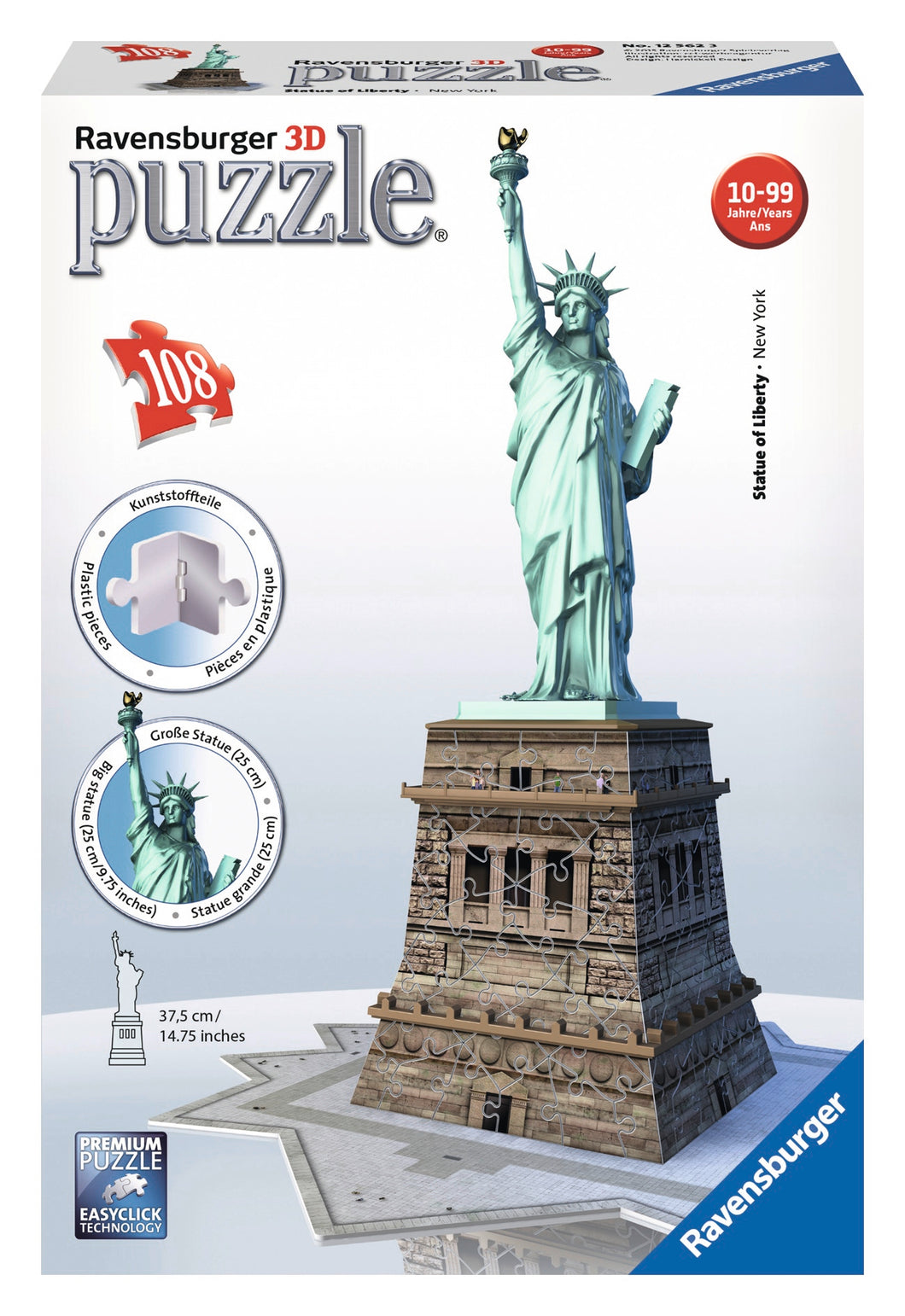 Statue of Liberty - 108pc 3D Puzzle