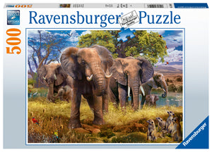 Elephants - 500pc Puzzle