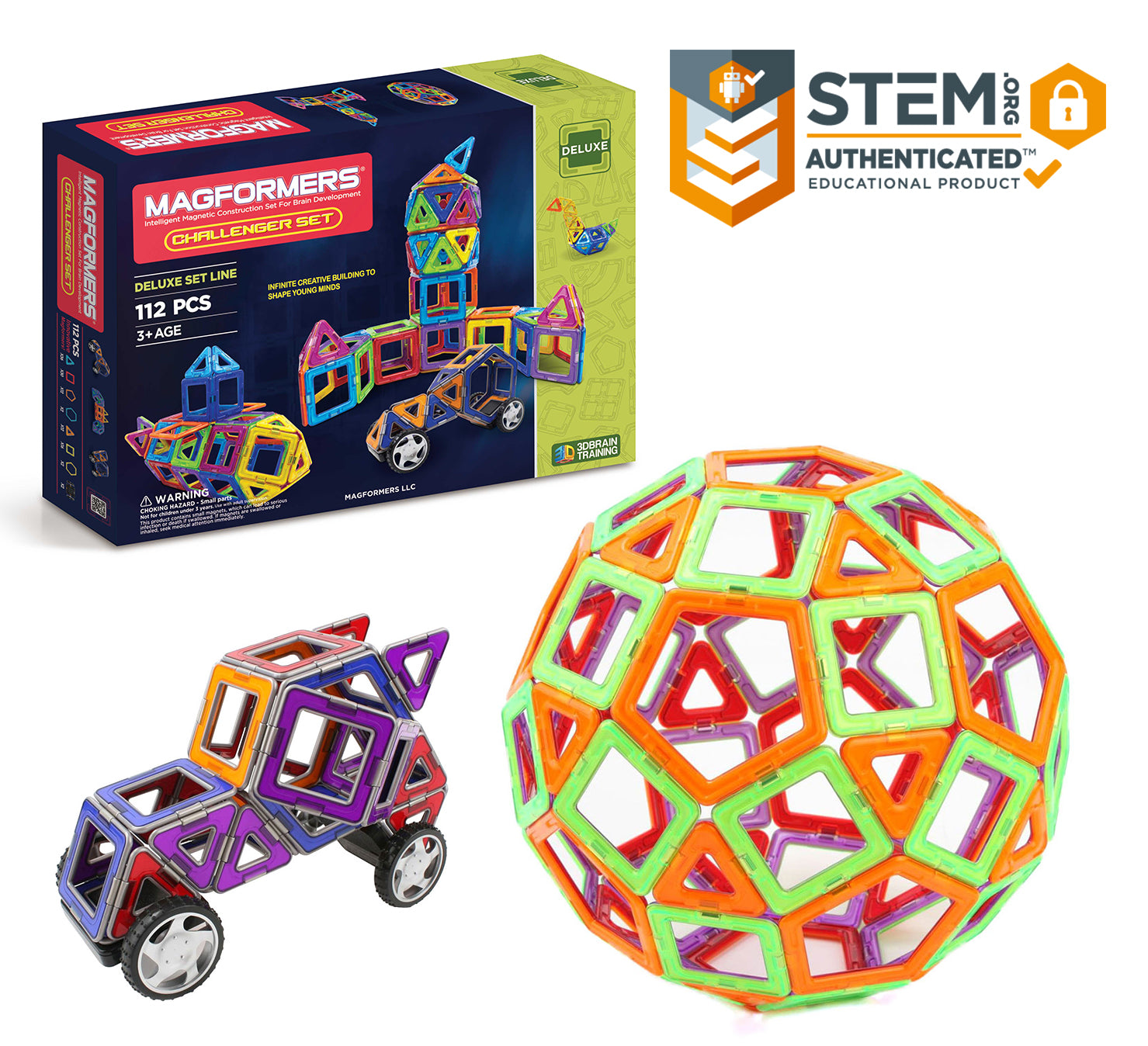 大人気新作 Set 112pc Challenger Magformers – Games & Toys Josh's 知育玩具