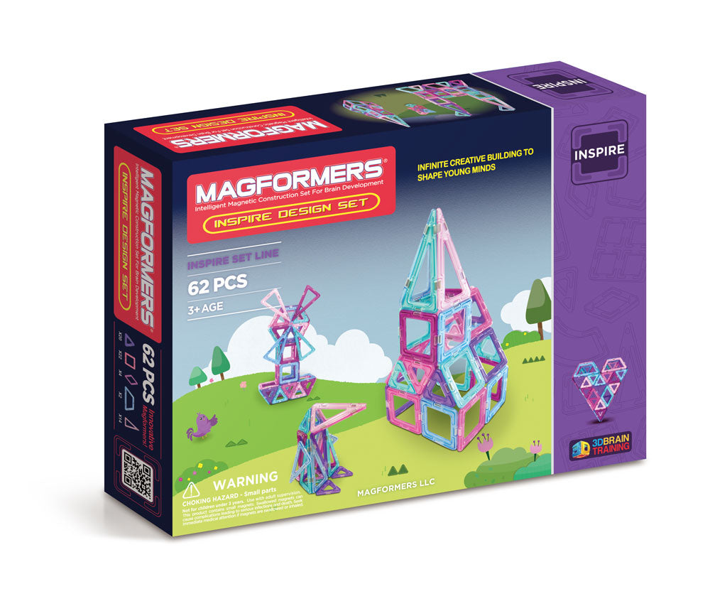 Magformers Inspire Design 62pc Set – Josh's Toys & Games