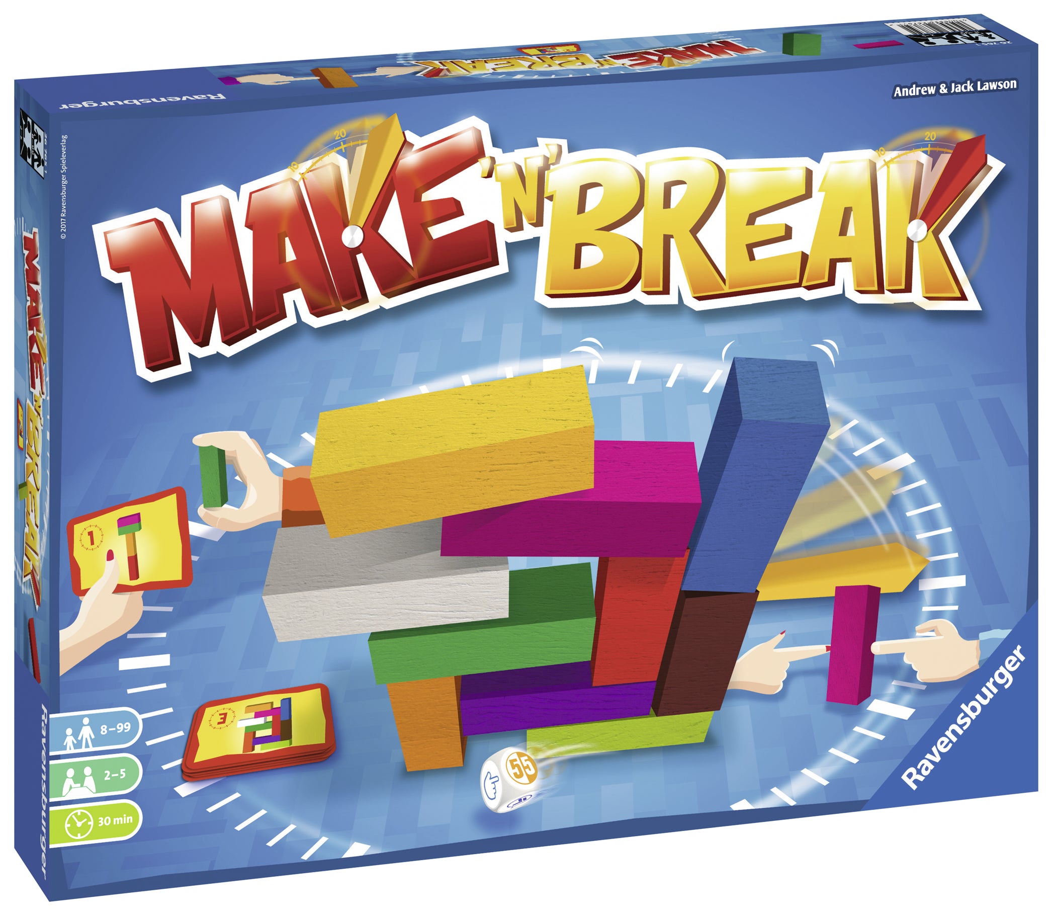 Ravensburger Make 'N' Break Board Game New Factory Sealed