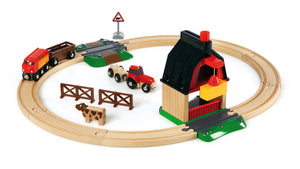 BRIO Farm Railway Set