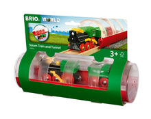 Load image into Gallery viewer, BRIO Steam Train and Tunnel
