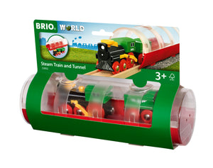 BRIO Steam Train and Tunnel