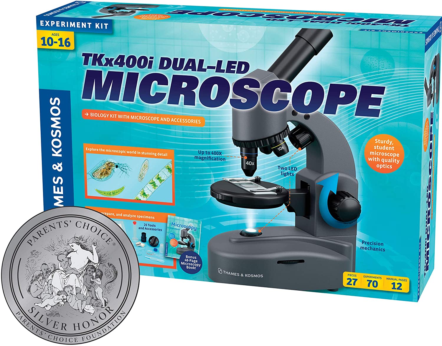 TKx400i Dual-LED Microscope – Josh's Toys & Games