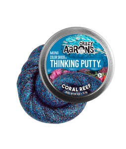 Crazy Aaron's Thinking Putty - Mini Tins-Colorshock - Coral Reef