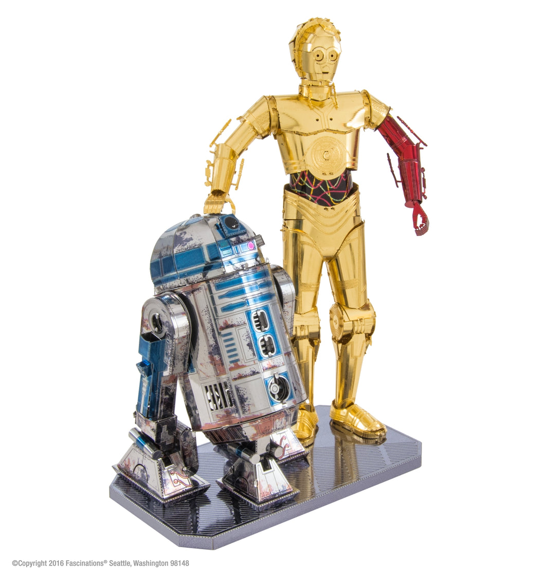 Metal Earth Star Wars Star Wars R2-D2 & C-3PO Box Gift Set 6-sheet