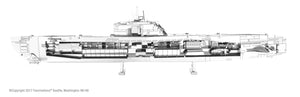 Metal Earth German U-boat