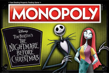 Load image into Gallery viewer, Nightmare Before Christmas 25 Years Monopoly
