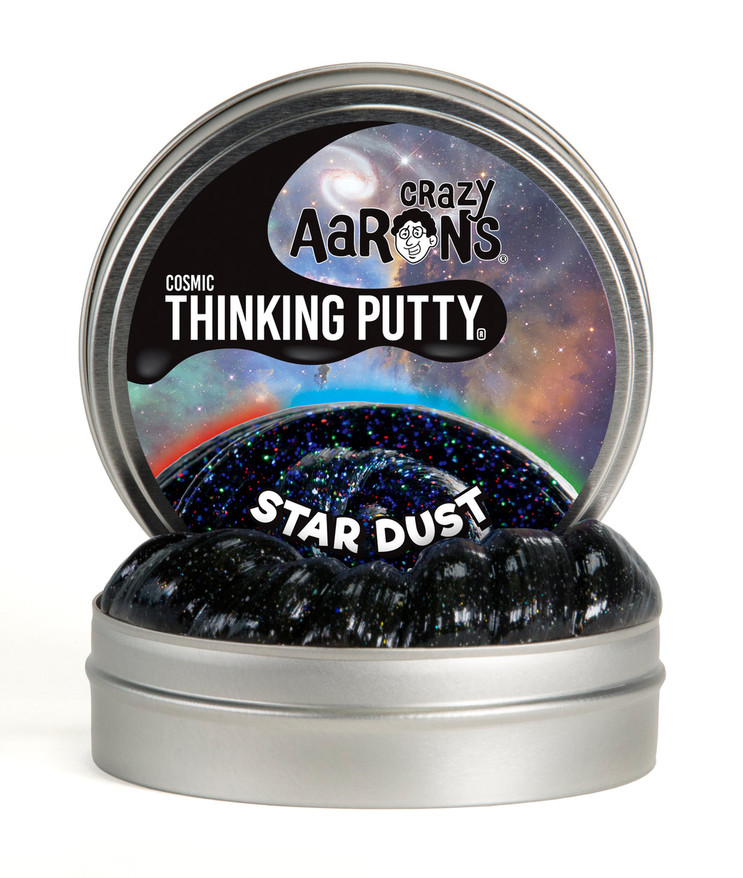 Crazy Aaron's Thinking Putty - Cosmic Glow - Star Dust