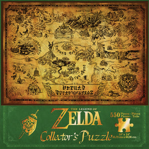 The Legend of Zelda Hyrule Map - 550pc Puzzle